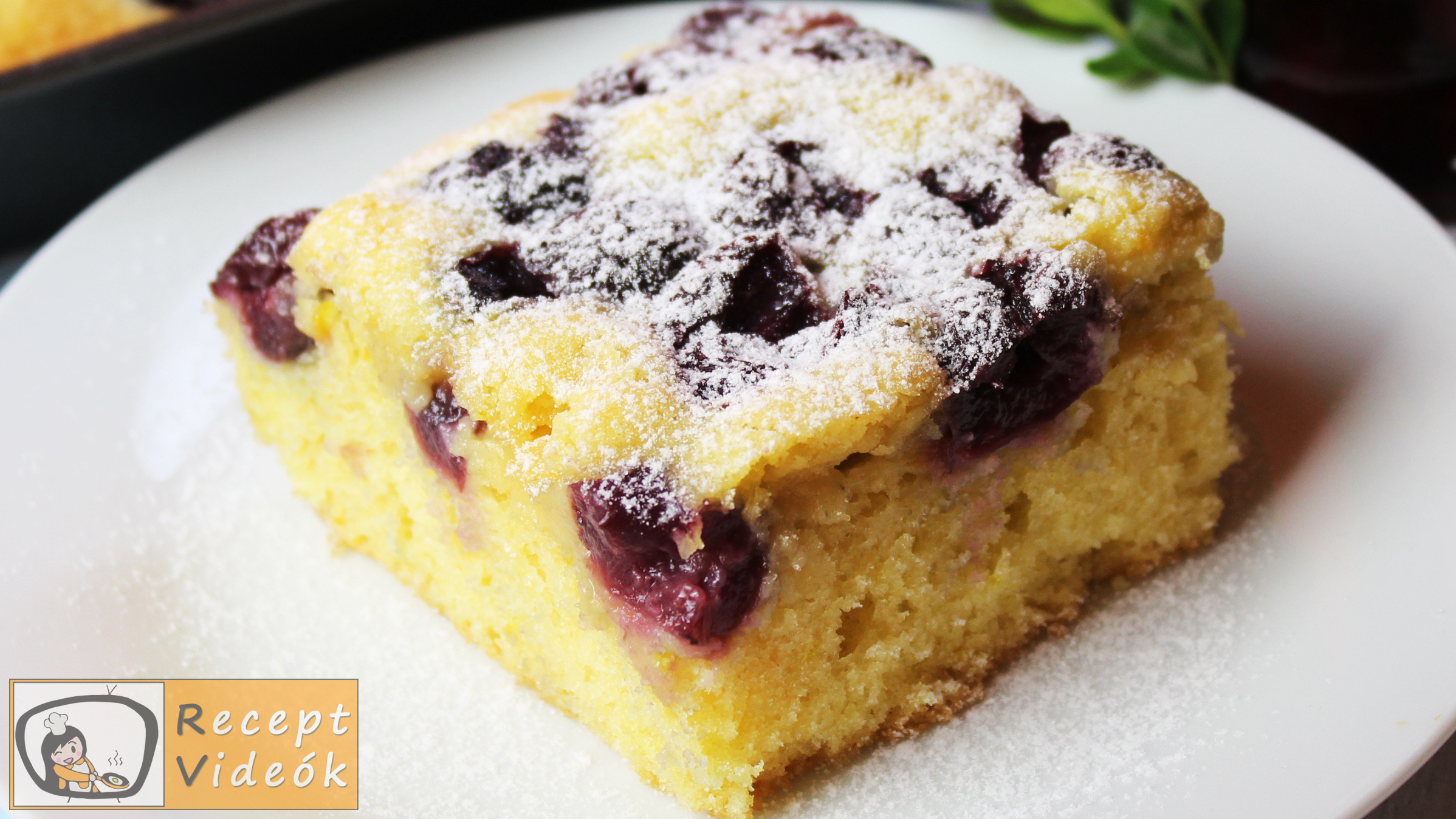 Cseresznyés pite recept, cseresznyés pite elkészítése - Recept Videók