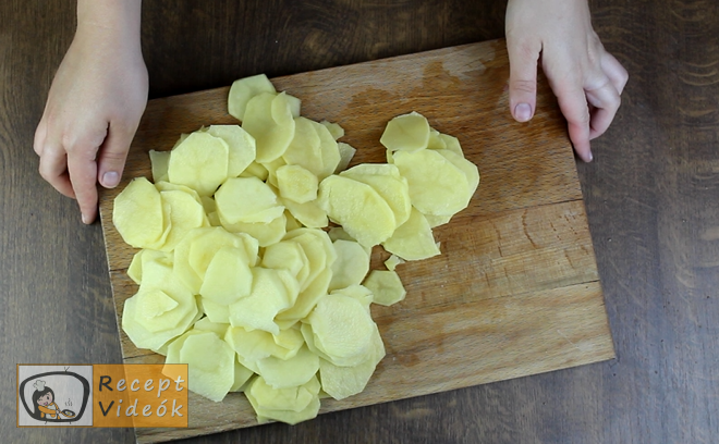 burgonya gratin recept, burgonya gratin elkészítése 1. lépés