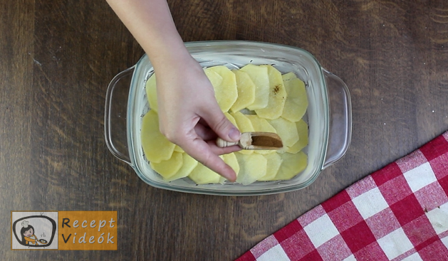 burgonya gratin recept, burgonya gratin elkészítése 3. lépés