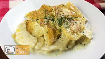 burgonya gratin recept, burgonya gratin elkészítése - Recept Videók
