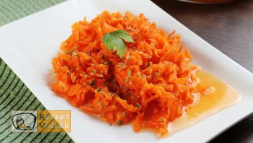 édes sárgarépasaláta recept elkészítése - Recept Videók