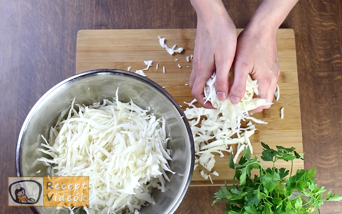 káposztasaláta recept, káposztasaláta készítése 1. lépés