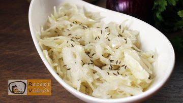 káposztasaláta recept, káposztasaláta készítése - Recept Videók