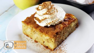 lapos almás pite recept, lapos almás pite elkészítése - Recept Videók