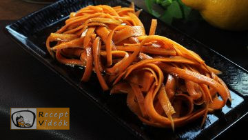 sárgarépasaláta recept, sárgarépasaláta készítése - Recept Videók