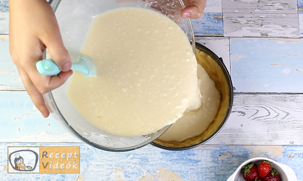 túrótorta recept, túrótorta elkészítése 3. lépés