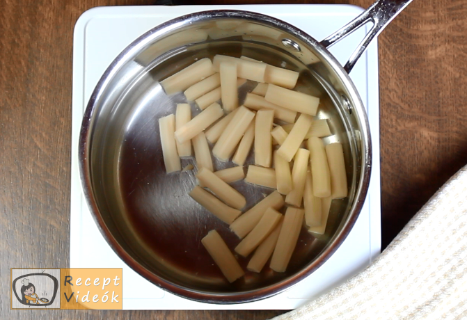Spárgakrémleves recept, spárgakrémleves elkészítése 1. lépés