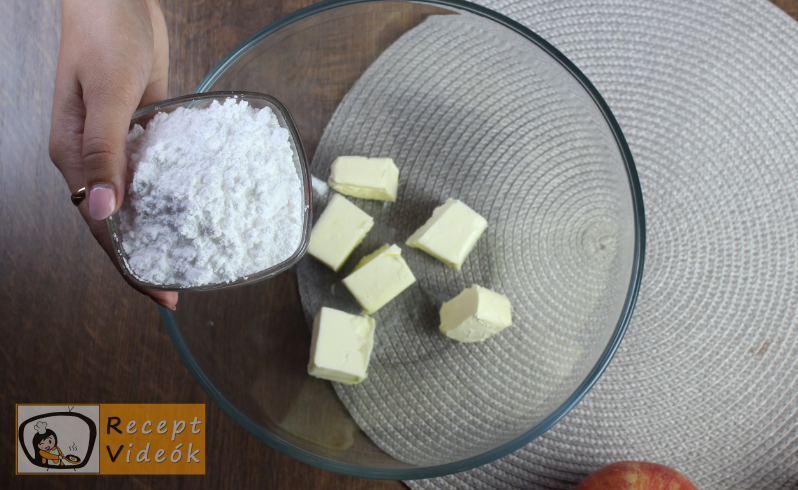 Linzertorta recept, linzertorta elkészítése 1. lépés