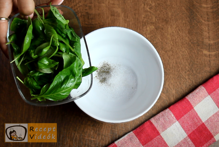 Spárgasaláta recept, spárgasaláta elkészítése 2. lépés