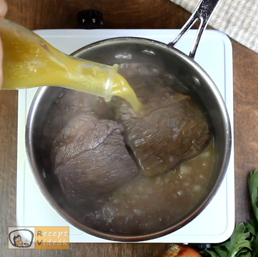 Sült marhahús recept, sült marhahús elkészítése 4. lépés