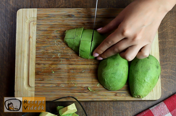 Spárgasaláta recept, spárgasaláta elkészítése 5. lépés