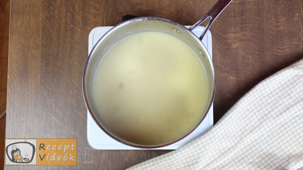 Spárgakrémleves recept, spárgakrémleves elkészítése 6. lépés