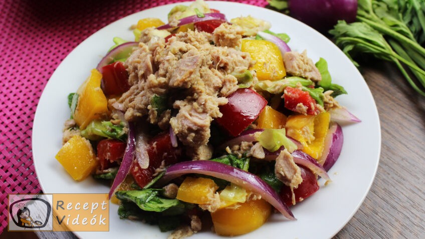 TONHALSALÁTA RECEPT VIDEÓVAL – tonhalsaláta készítése