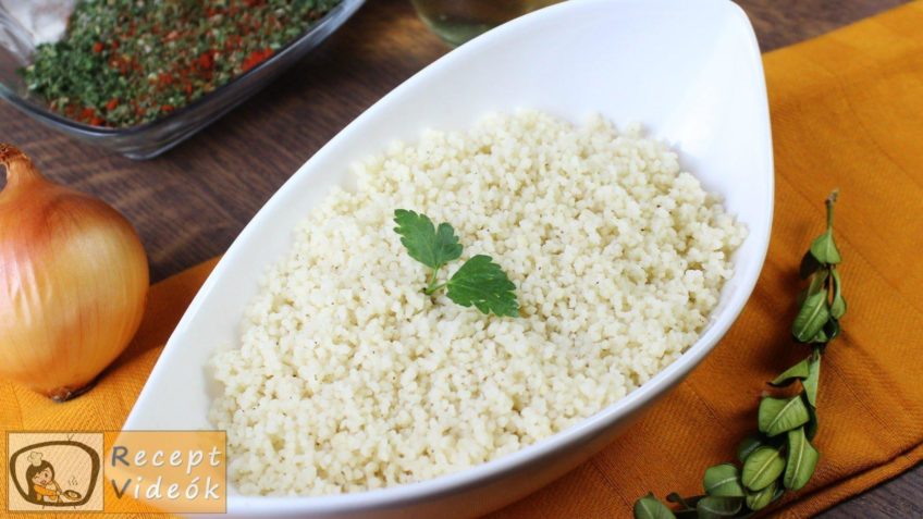 Kuszkusz recept, kuszkusz elkészítése - Recept Videók