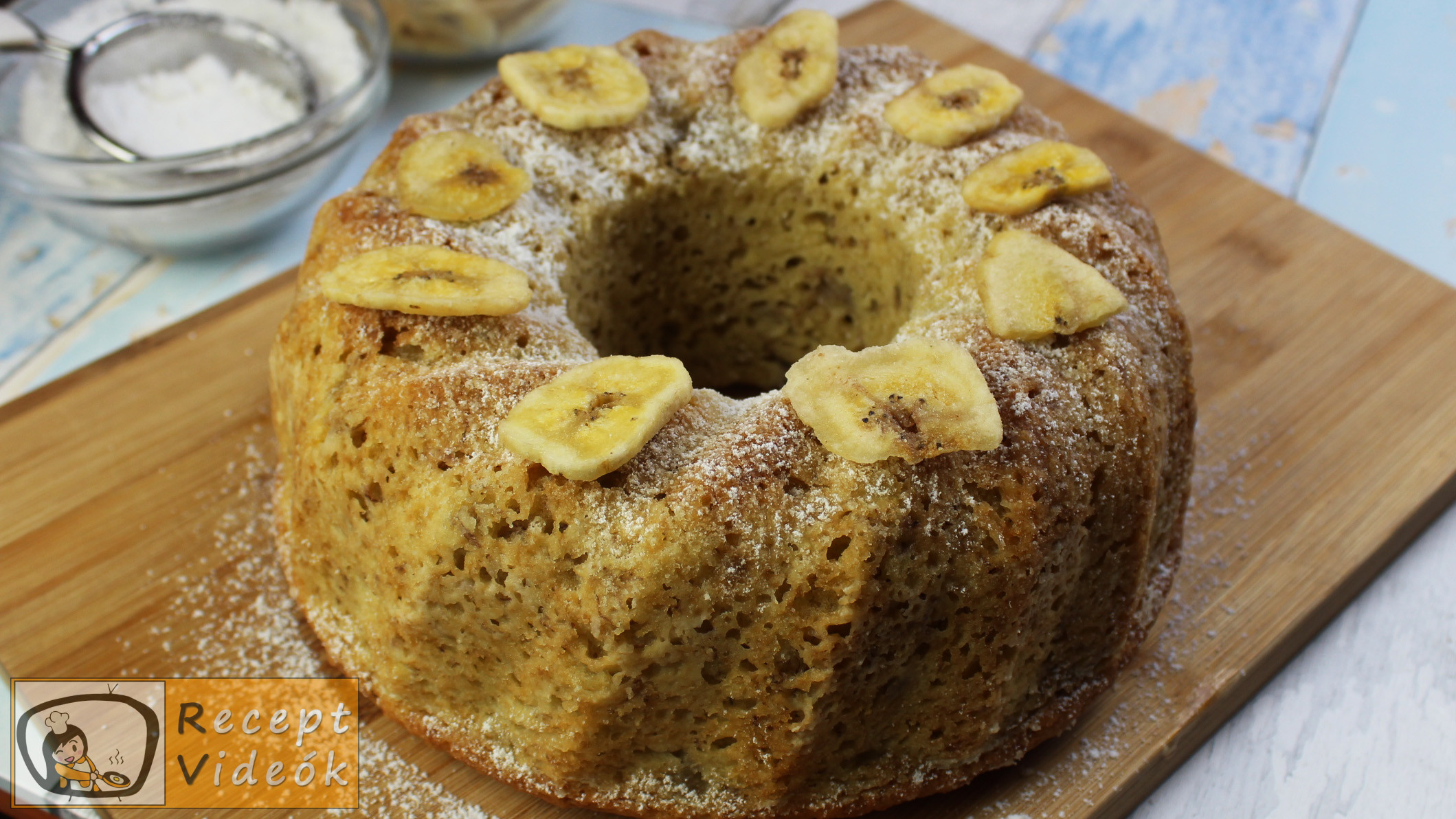 Banános kuglóf recept, banános kuglóf elkészítése - Recept Videók Banános kuglóf recept, banános kuglóf elkészítése - Recept Videók