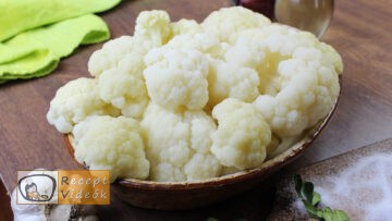 Karfiol recept, karfiol elkészítése - Recept Videók