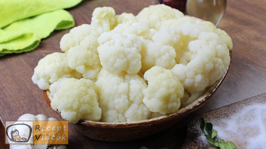 KARFIOL FŐZÉSE RECEPT VIDEÓVAL – főtt karfiol készítése