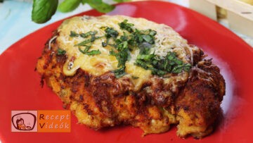 Parmezánoscsirke recept, parmezánoscsirke elkészítése - Recept Videók
