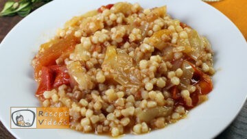 Tarhonyáslecsó recept, tarhonyáslecsó elkészítése - Recept Videók