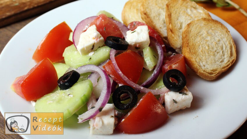 GÖRÖG SALÁTA RECEPT VIDEÓVAL – görög saláta készítése