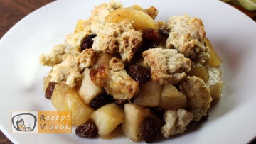 Almás crumble recept, almás crumble elkészítése - Recept Videók