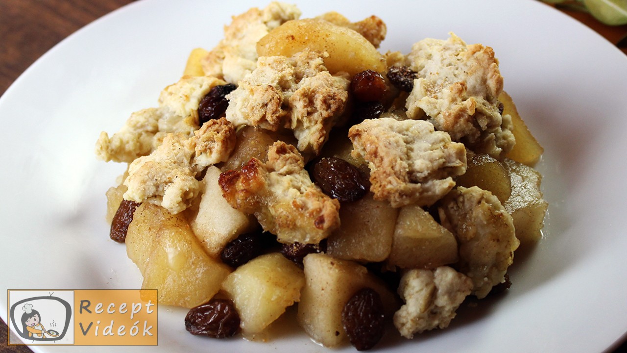 Almás crumble recept, almás crumble elkészítése - Recept Videók Almás crumble recept, almás crumble elkészítése - Recept Videók