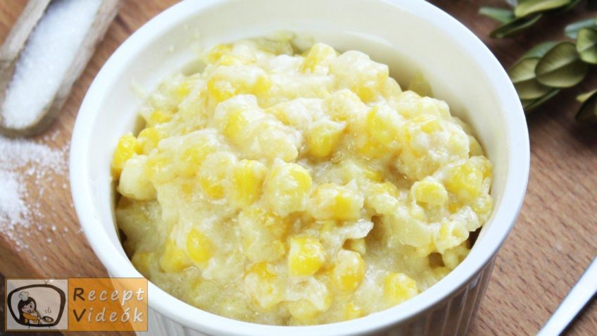 Krémes kukorica recept, krémes kukorica elkészítése - Recept Videók