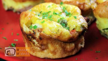 Csirkemuffin recept, csirkemuffin elkészítése - Recept Videók