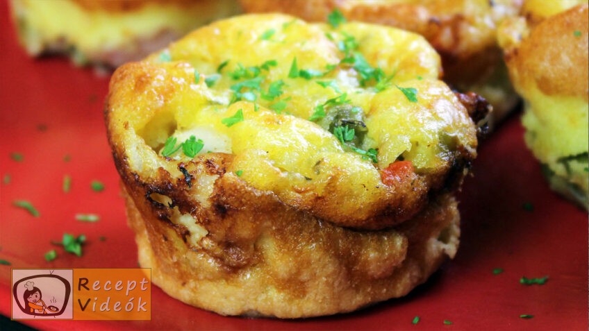 CSIRKEMUFFIN RECEPT VIDEÓVAL – csirkemuffin készítése