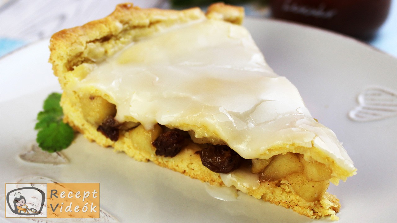 Fedett almás pite recept, fedett almás pite elkészítése - Recept Videók