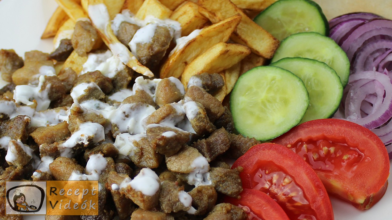 Gyros recept, gyros elkészítése - Recept Videók
