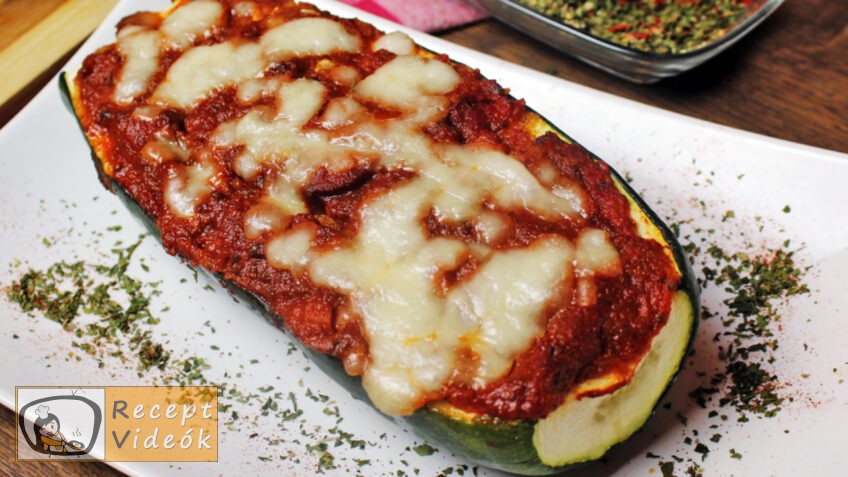 TÖLTÖTT CUKKINI RECEPT VIDEÓVAL – töltött cukkini készítése