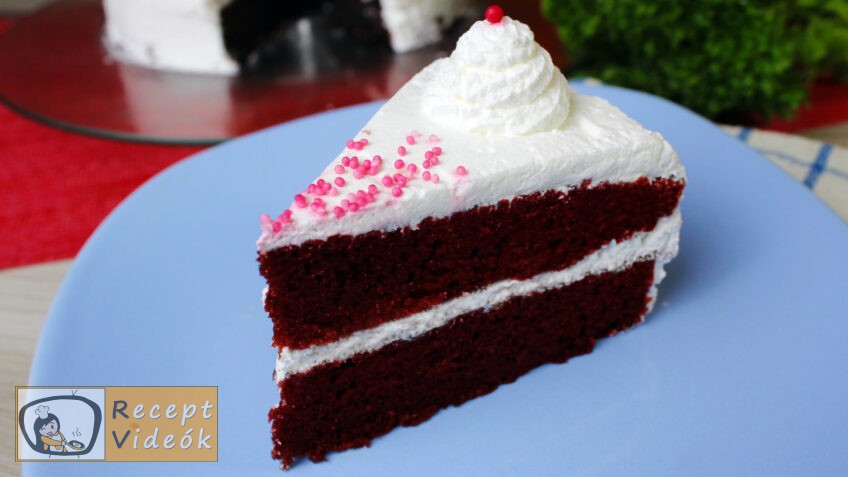 VÖRÖS BÁRSONY TORTA RECEPT VIDEÓVAL – vörös bársony torta készítése