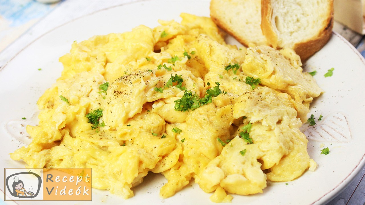 Rántotta recept, rántotta elkészítése - Recept Videók Rántotta recept, rántotta elkészítése - Recept Videók