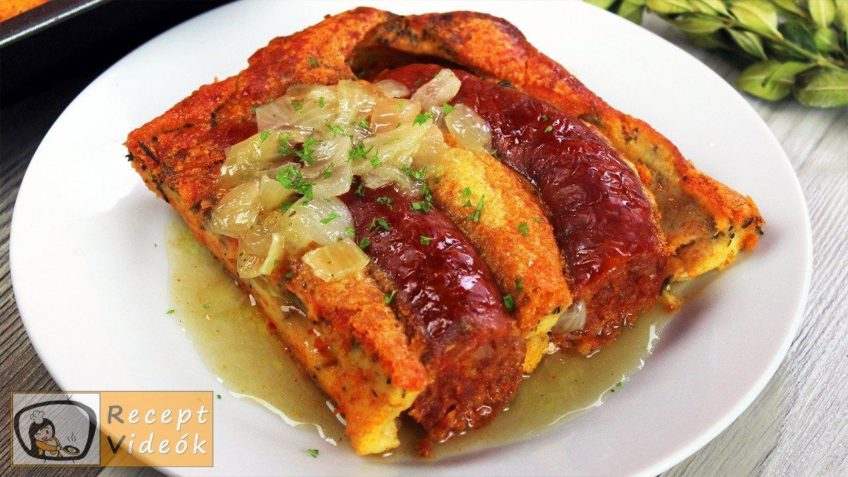 Tésztában sült kolbász recept, tésztában sült kolbász elkészítése - Recept Videók