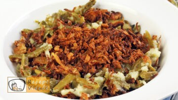 Zöldbab casserole recept, zöldbab casserole elkészítése - Recept Videók