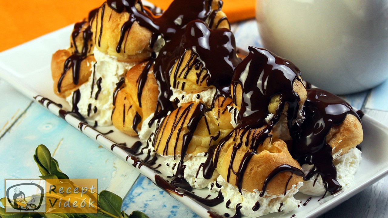 Profiterol recept, profiterol elkészítése - Recept Videók