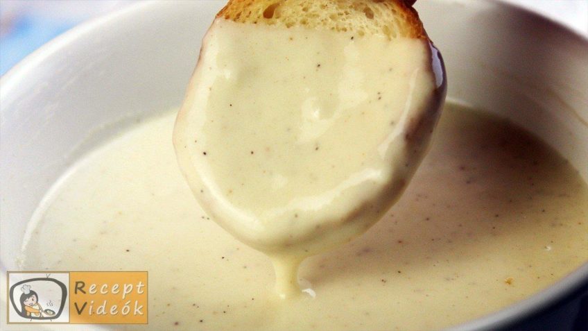 Sajtfondü (fondue) recept, sajtfondü (fondue) elkészítése - Recept Videók
