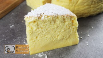 Japán sajttorta recept, japán sajttorta elkészítése - Recept Videók