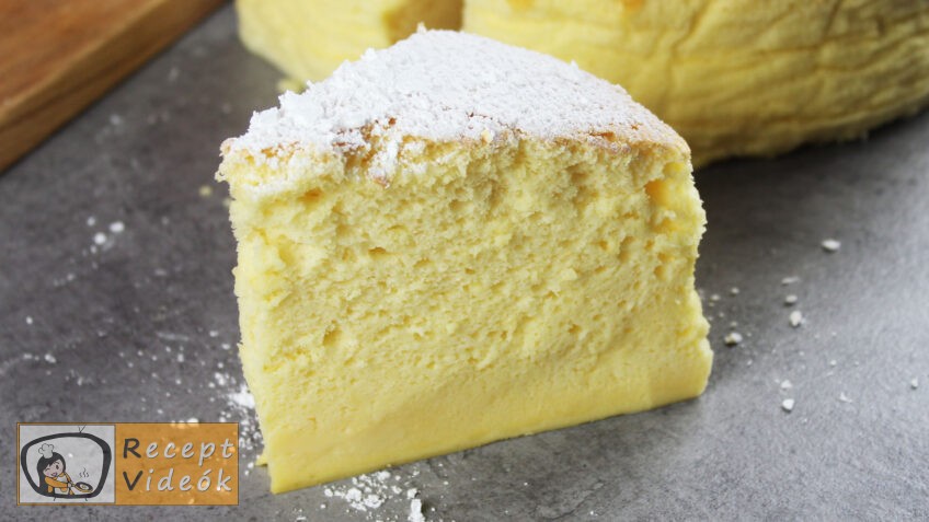 JAPÁN SAJTTORTA RECEPT VIDEÓVAL – japán sajttorta készítése
