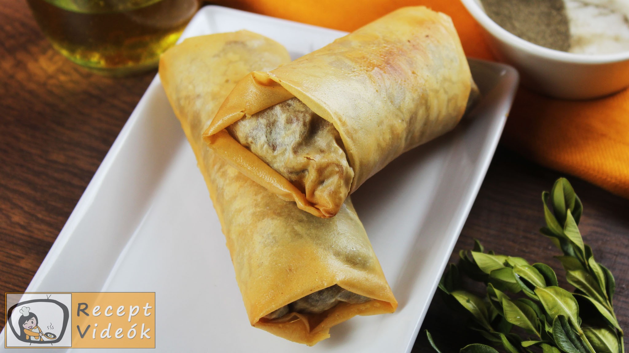 Tavaszi tekercs recept, tavaszi tekercs elkészítése - Recept Videók