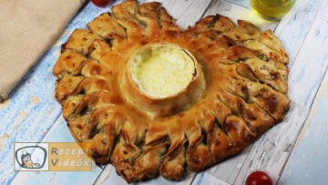 Sajtfondü szív recept, sajtfondü szív elkészítése - Recept Videók