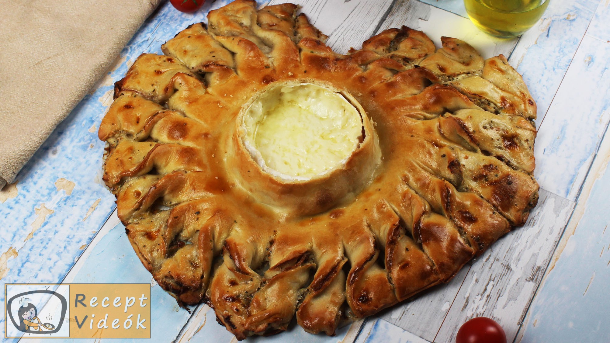 Sajtfondü szív recept, sajtfondü szív elkészítése - Recept Videók