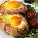 Töltött sült burgonya recept, töltött sült burgonya elkészítése - Recept Videók