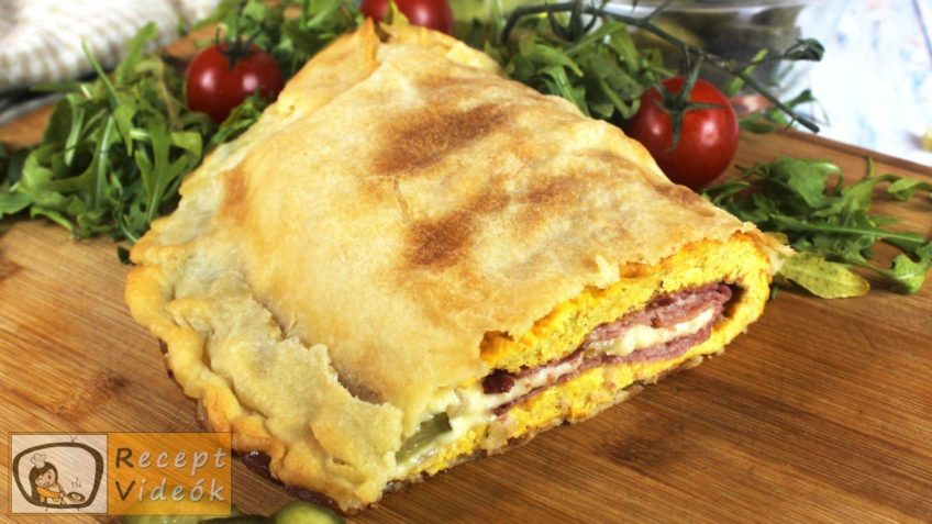 Tojásos calzone recept, tojásos calzone elkészítése - Recept Videók