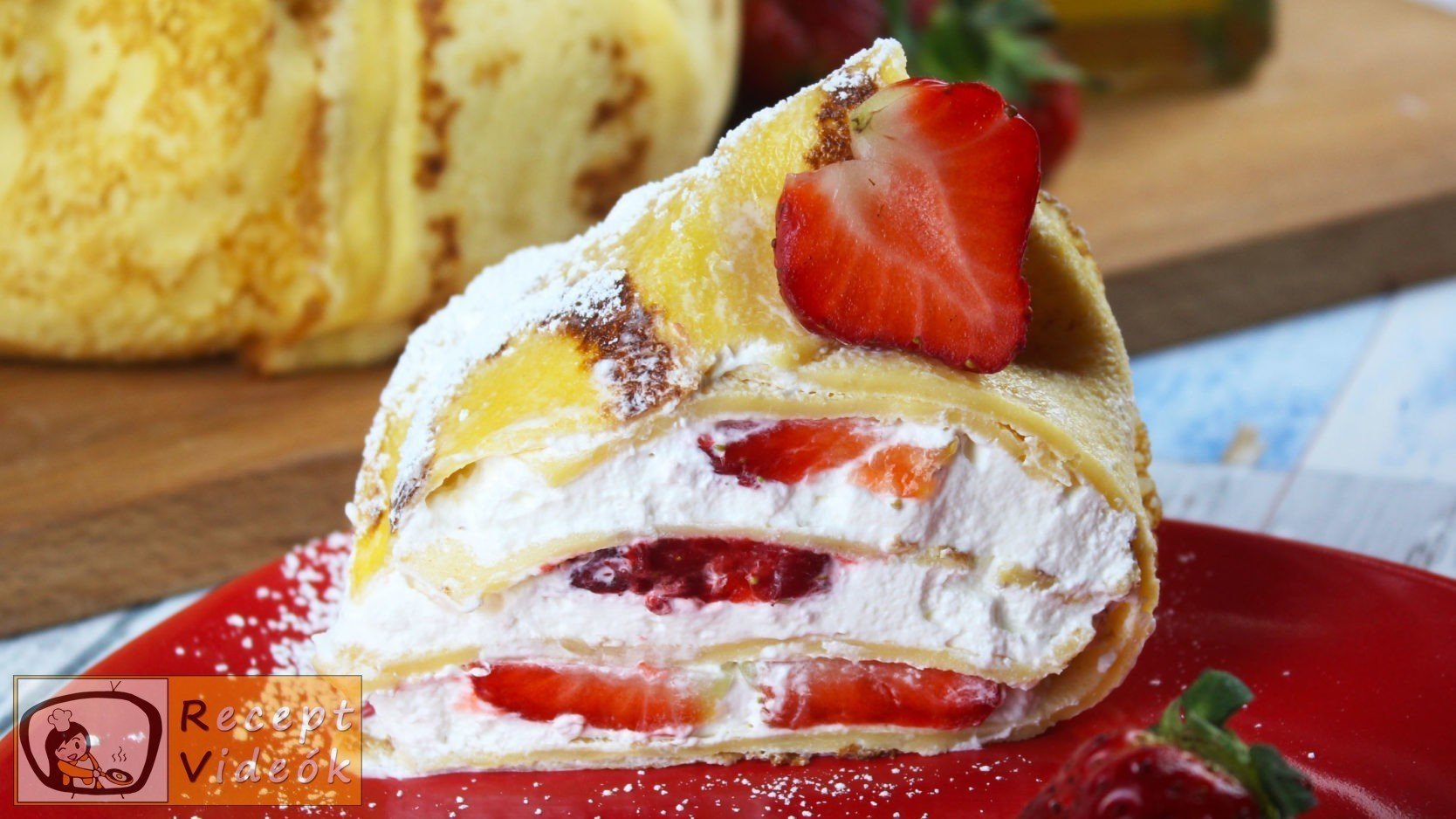 Palacsintartorta recept, palacsintartorta elkészítése - Recept Videók