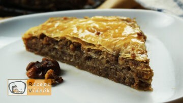 Baklava recept, baklava elkészítése - Recept Videók