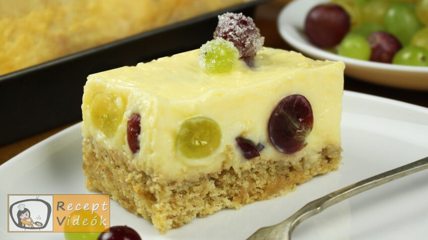 SZŐLŐS KRÉMES RECEPT VIDEÓVAL – szőlős krémes készítése