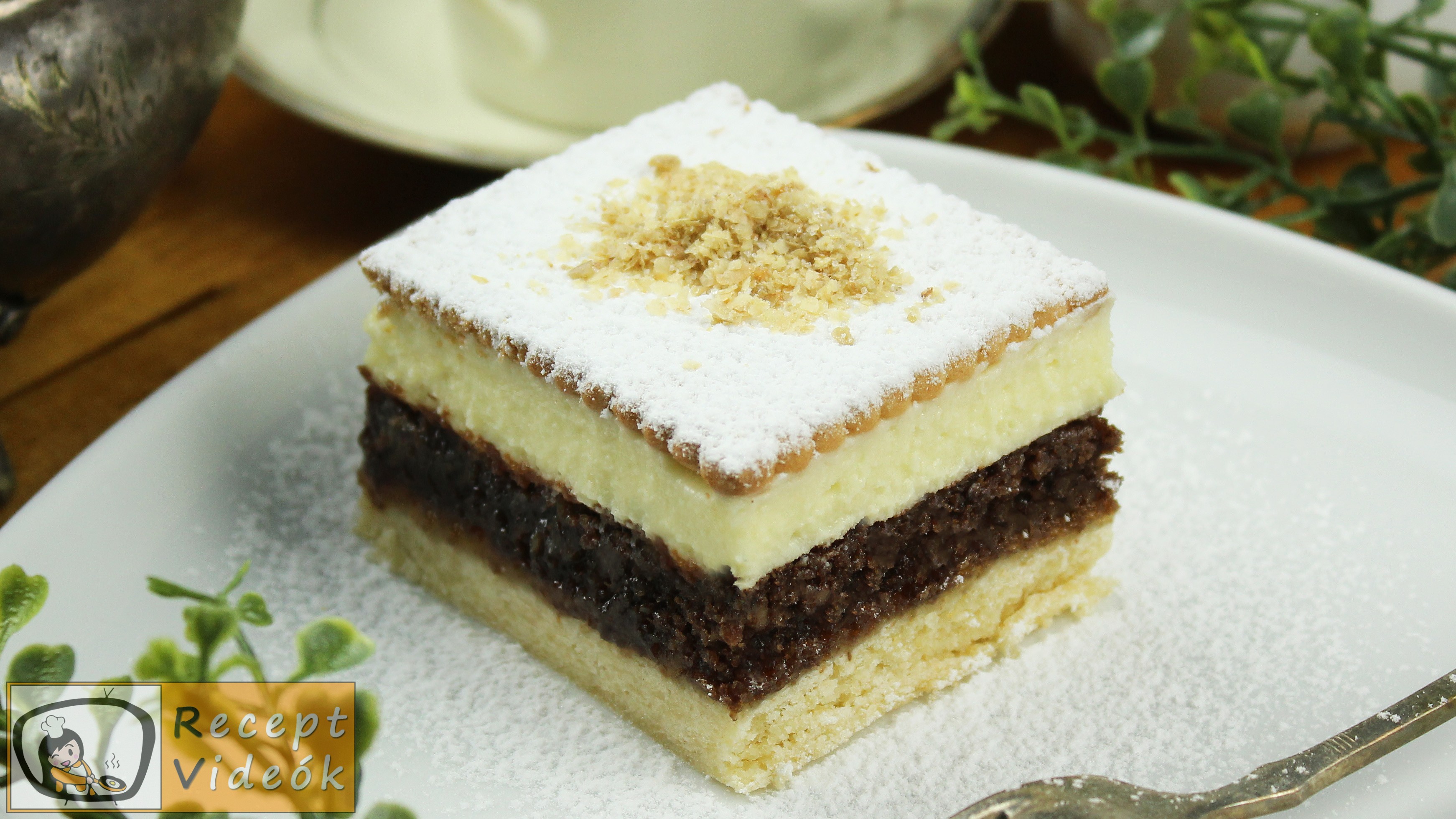 Diós-krémes linzer recept, diós-krémes linzer elkészítése - Recept Videók