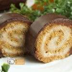 Gesztenyés keksztekercs recept, gesztenyés keksztekercs elkészítése - Recept Videók